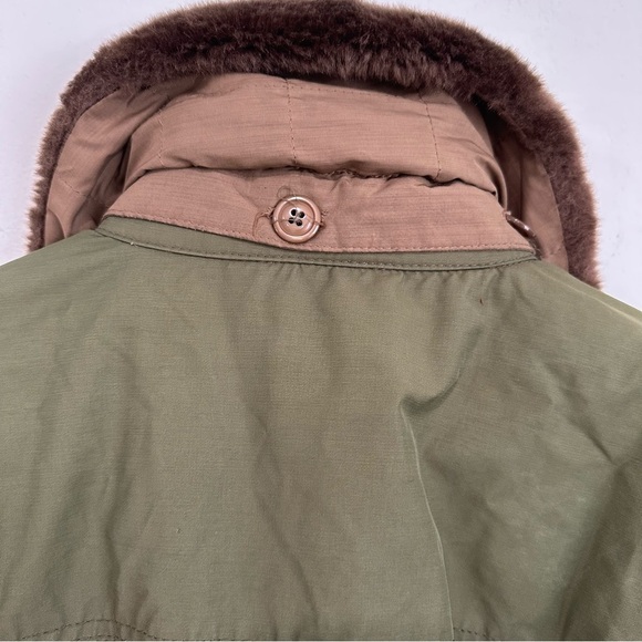 Spiewak Primaloft Reversible Bomber Jacket Removable Faux Fur Collar Medium READ - Picture 6 of 13